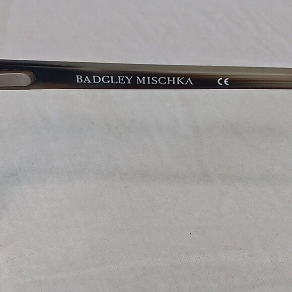 Badgley Mischka Austin Brown Horn (BHRN) 50-19-140 Eyeglasses Frame /F16